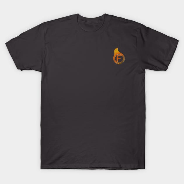 Firebrand Strained Very Small Logo T-Shirt by Alan Jones